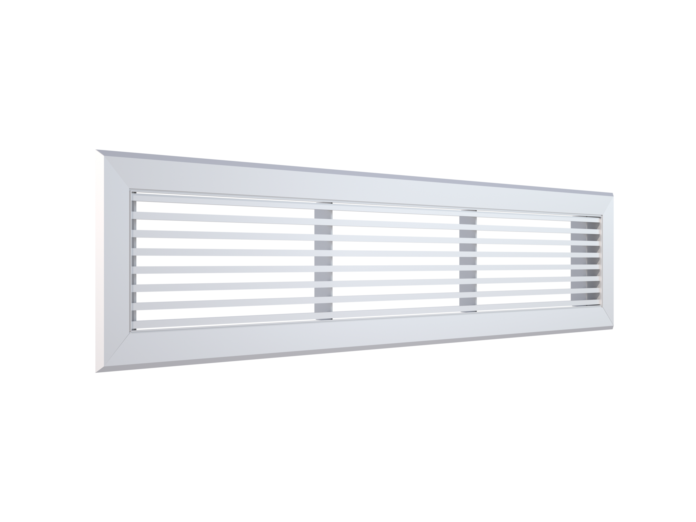 Holyoake LDH-1200 Linear Bar Grille with 0-degree air discharge and 12mm blade spacing