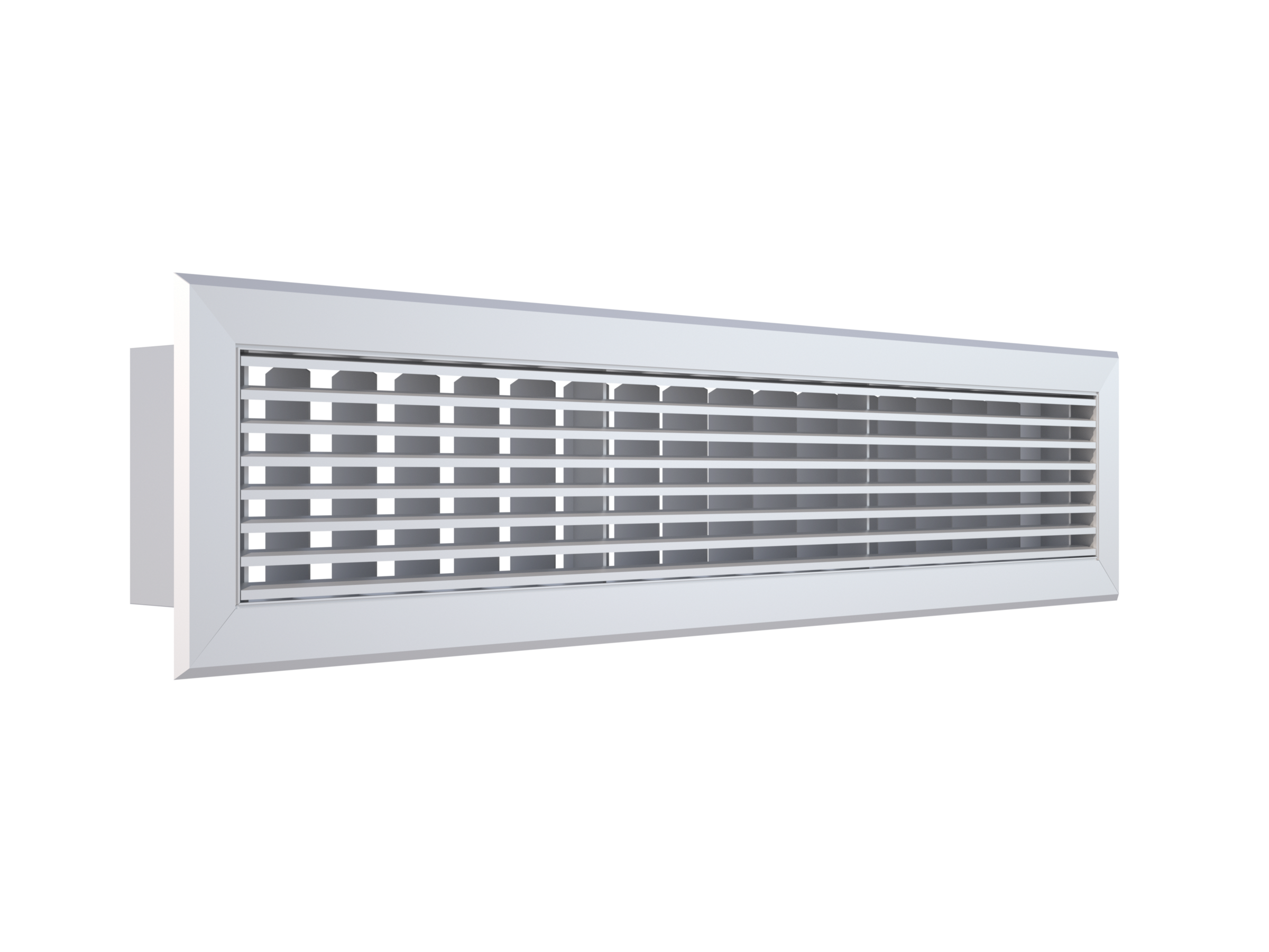 Holyoake LDH-1215SD Linear Bar Grille with 15-degree air discharge and 12mm blade spacing with rear adjustable blades